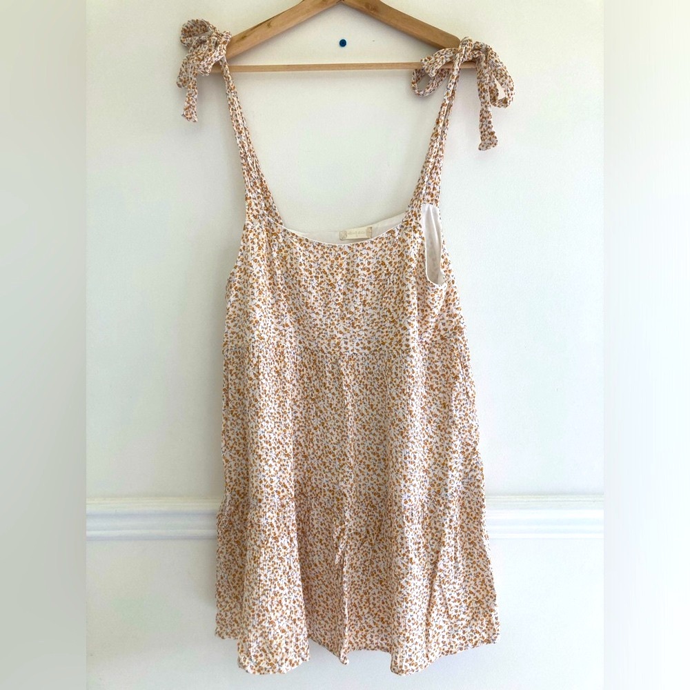 Altar’d  State Floral Mini Sleeveless Dress